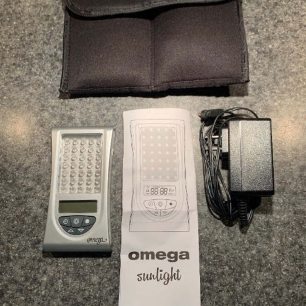 Omega Sunlight SAD Light Therapy Super Bright‎ Portable Light Therapy Device